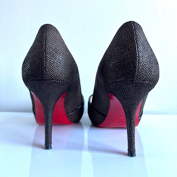 Christian Louboutin Stingray Leather Heels - Picture 3 of 6